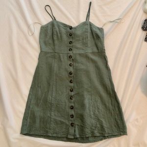 Altar’d State Button-Front Dress